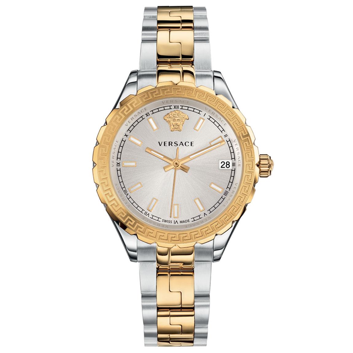 Versace V12030015 Hellenyium Quartz Silver Dial Ladies Watch Versace V12030015 Hellenyium Quartz Silver Dial Ladies Watch